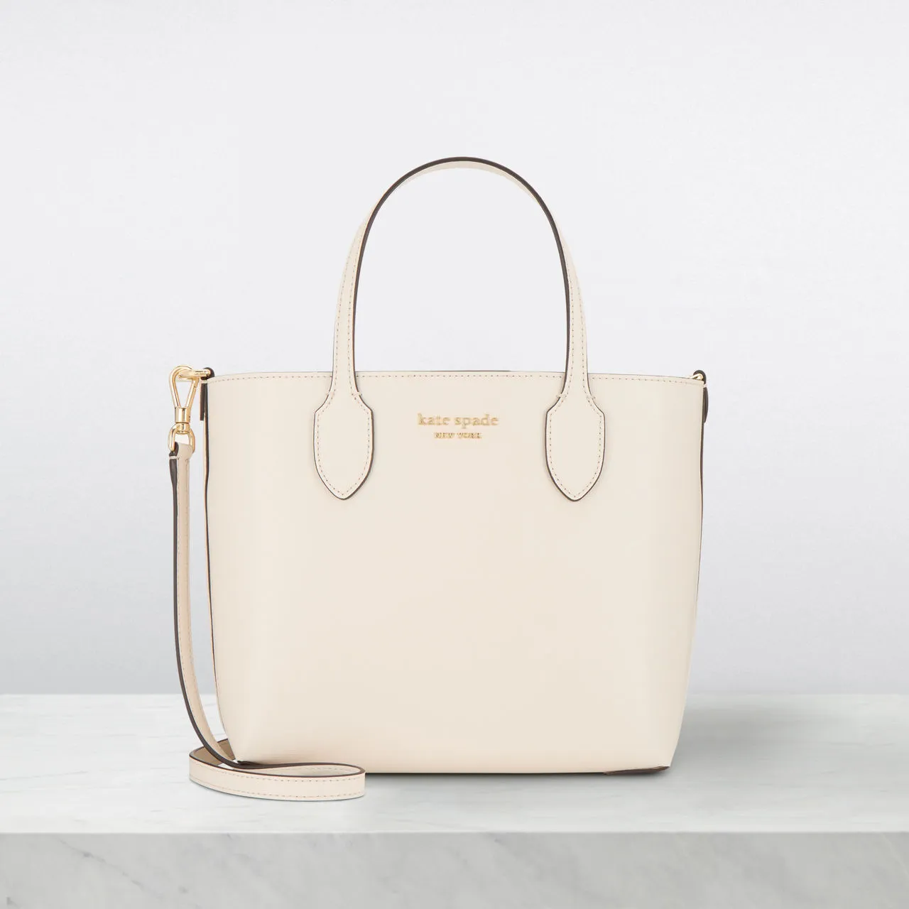 KATE SPADE NEW YORK Bleecker Medium Tote Bag - Parchment