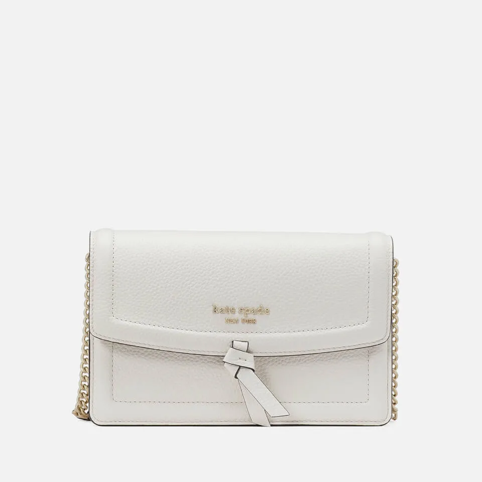 Kate Spade New York Knott Pebbled Leather Flap Crossbody Bag