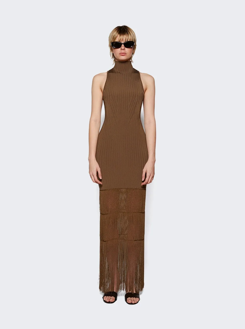 Khaite   Zare Dress Toffee 