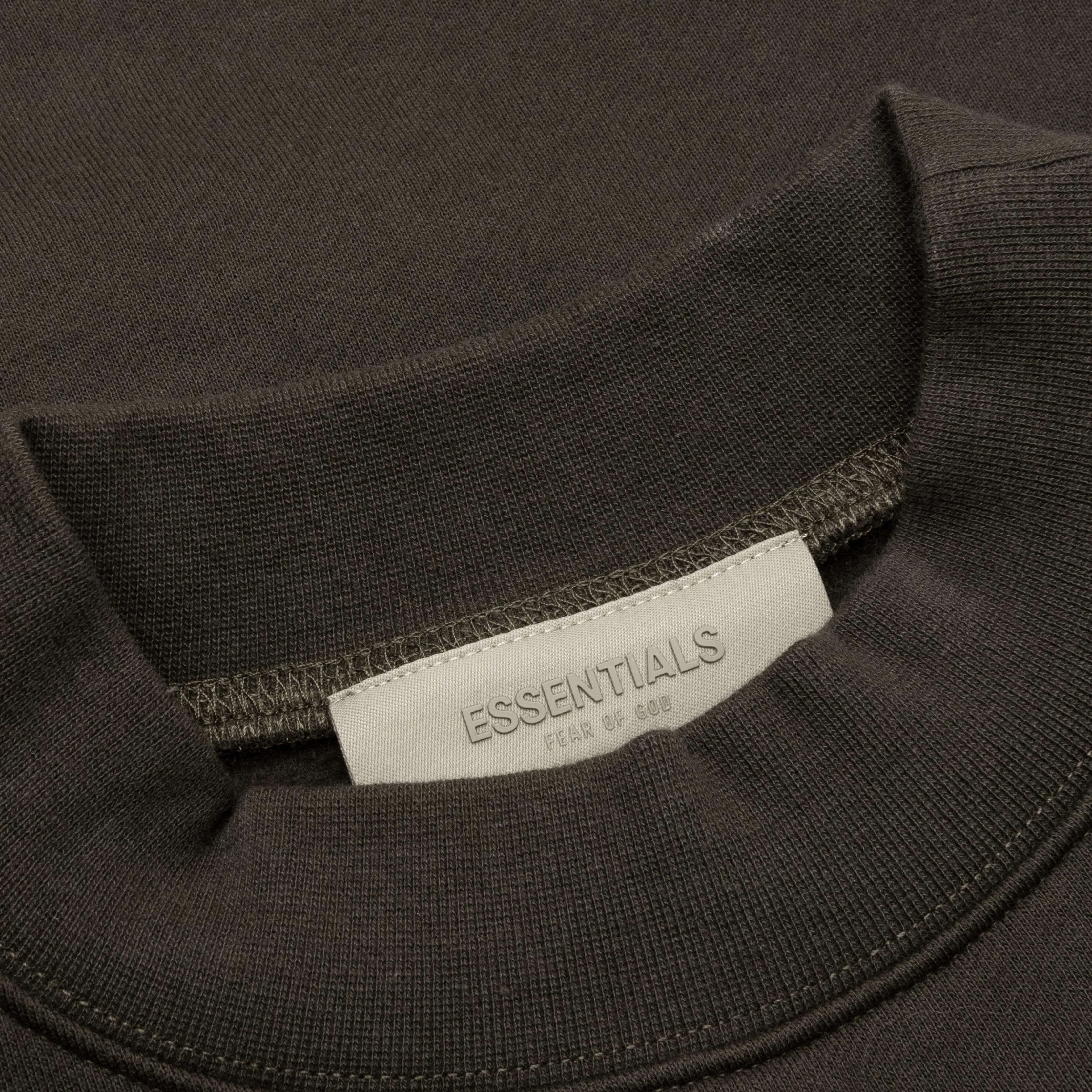 Kid's Essential Crewneck - Off Black