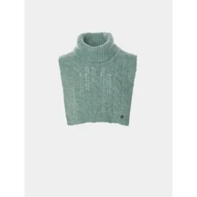 Knitted turtleneck collar