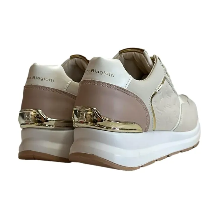 Laura Biagiotti 8404 Scarpe Donna Sneakers Beige