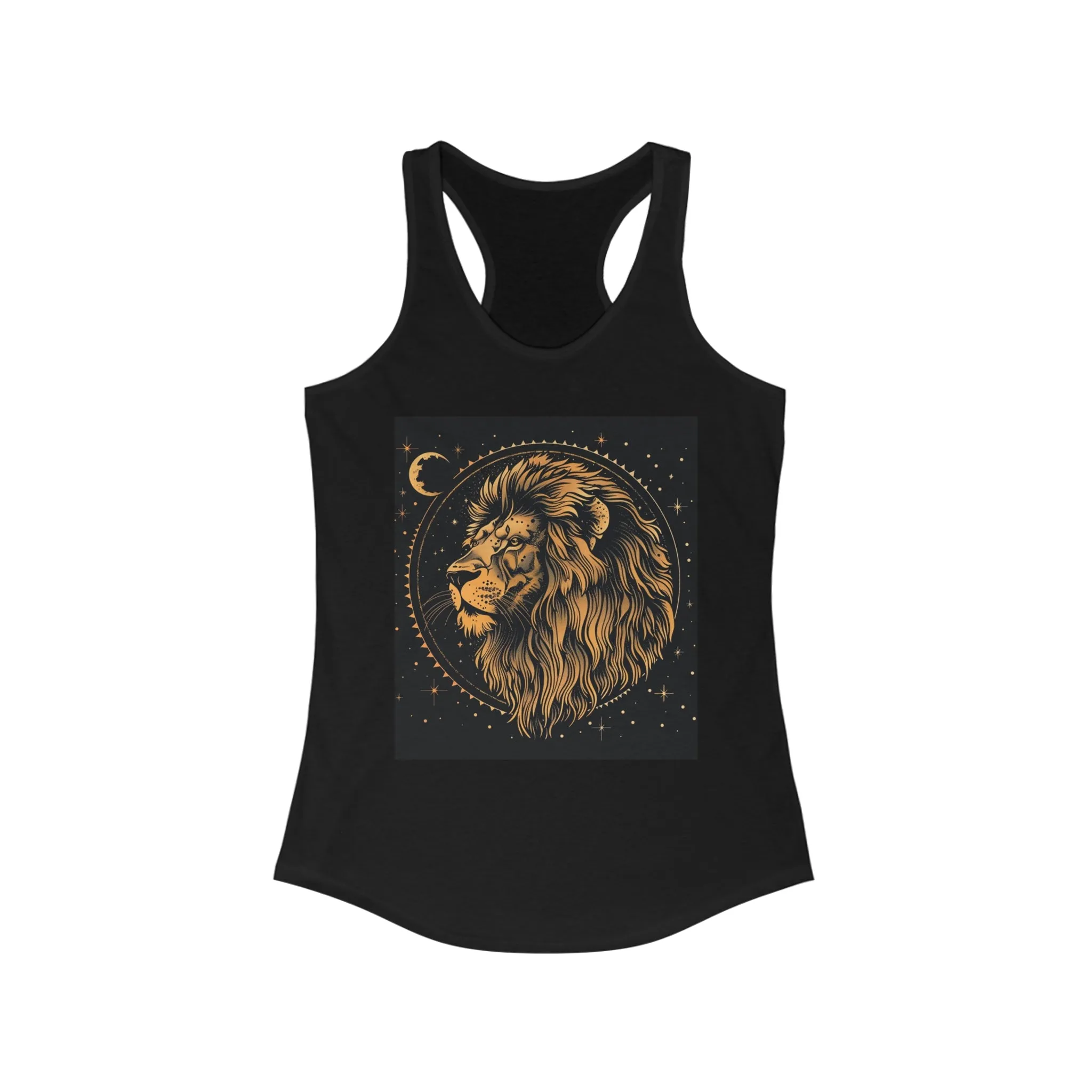 Leo zodiac Women's Ideal Racerback Tank