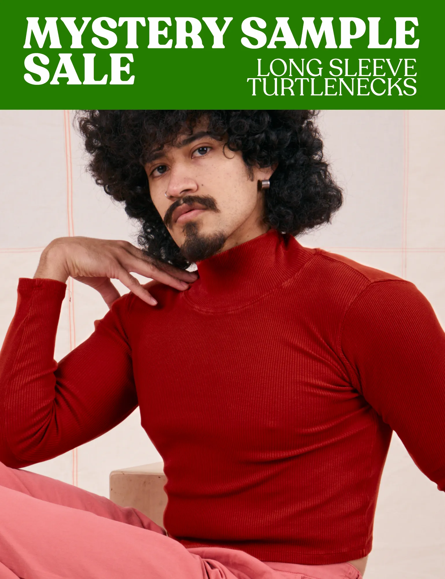 LONG SLEEVE TURTLENECK - MYSTERY SAMPLE SALE! *FINAL SALE*