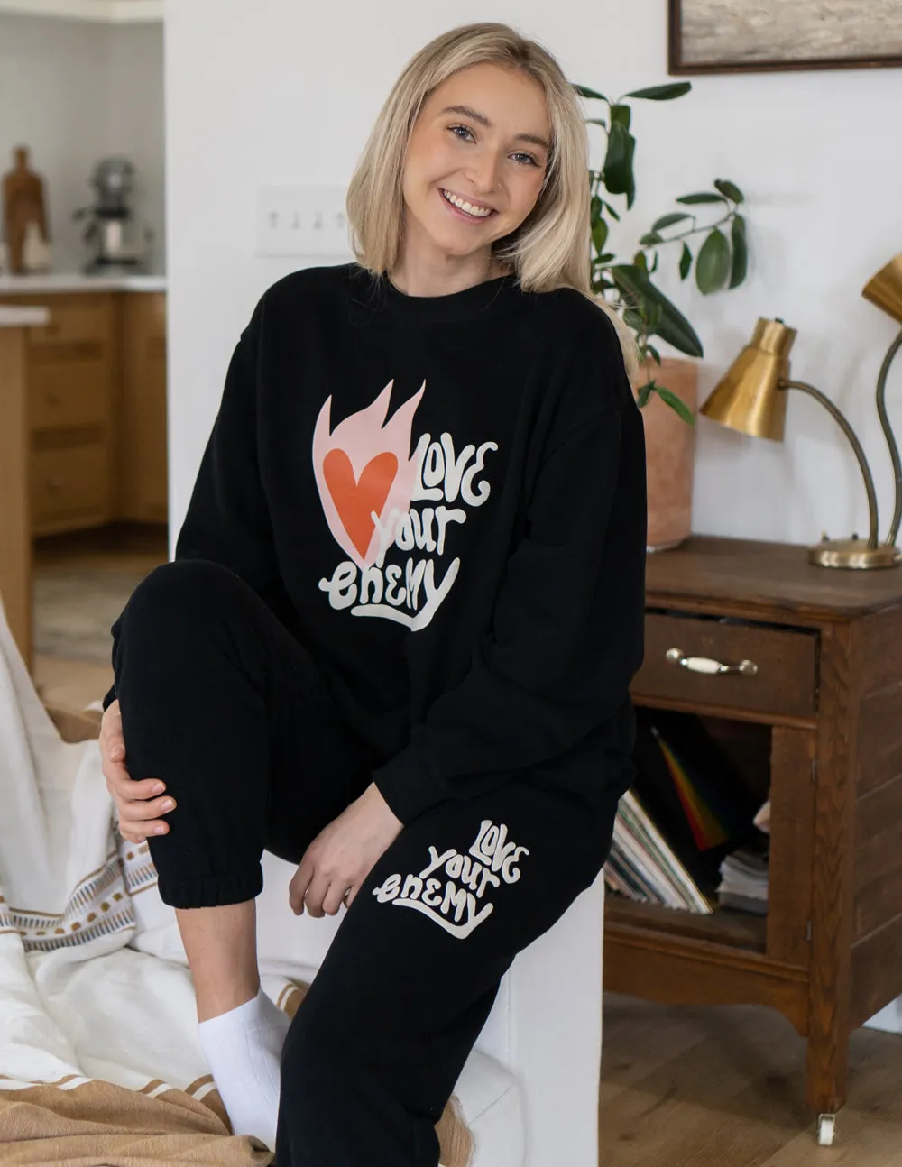 Love Your Enemy Unisex Crewneck