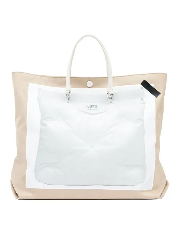 Maison Margiela Glam slam trompe loeil-print tote bag