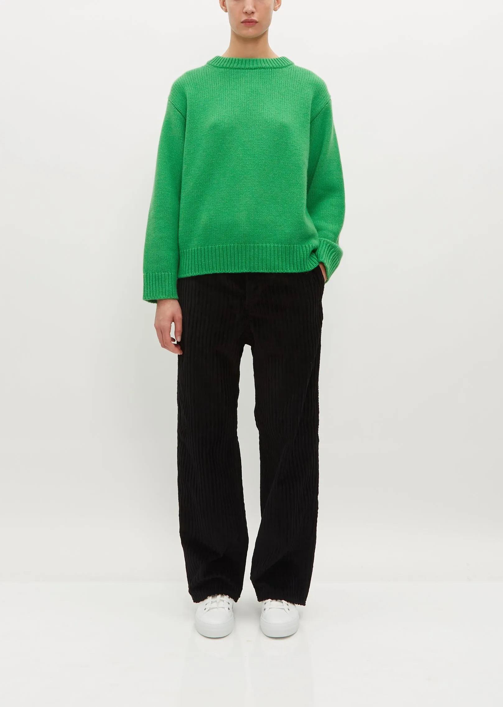 Marble Sweater — Green