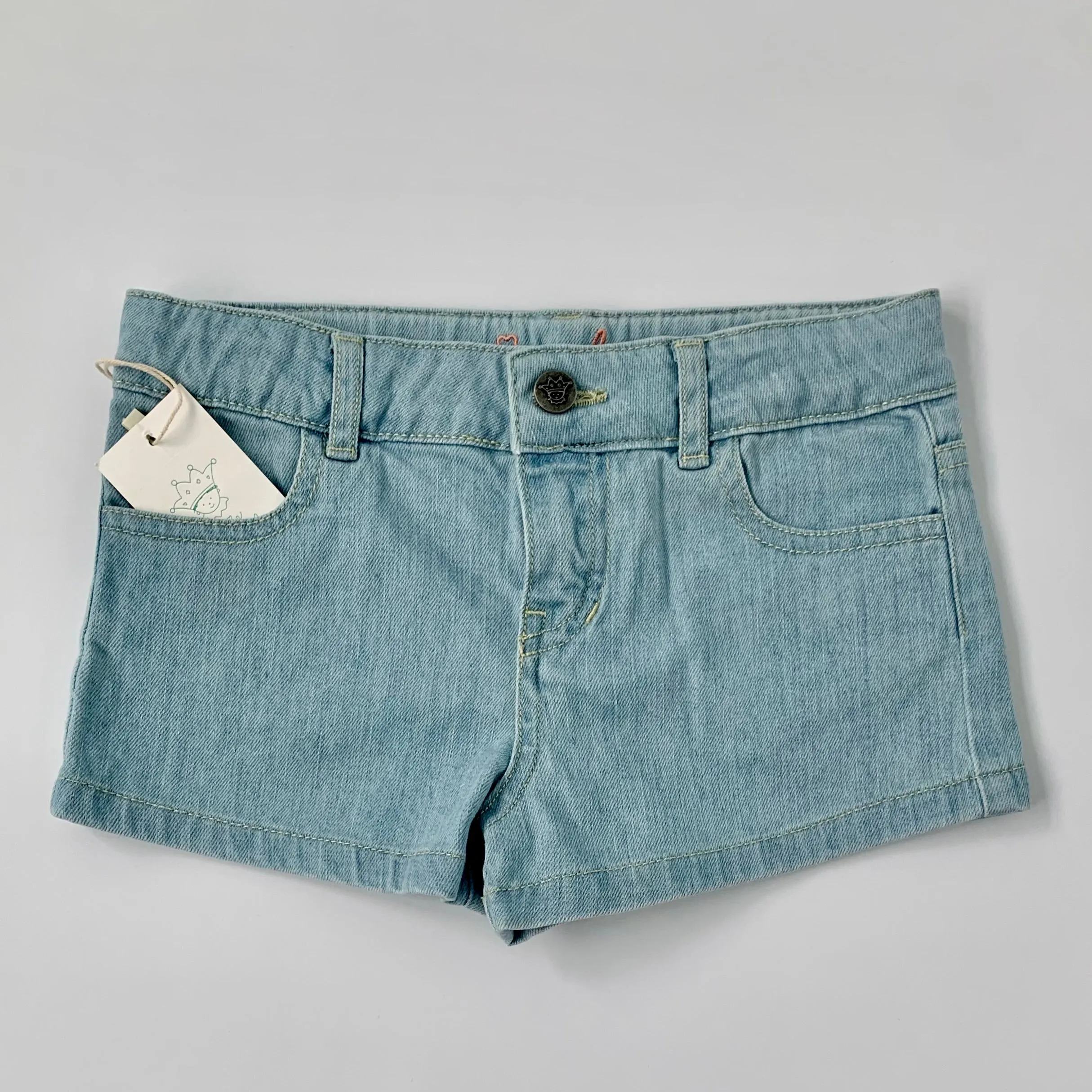 Marie-Chantal Light Denim Shorts: 6 Years (Brand New)