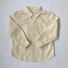 Marie-Chantal Pale Yellow Cotton Shirt: 5 & 6 Years