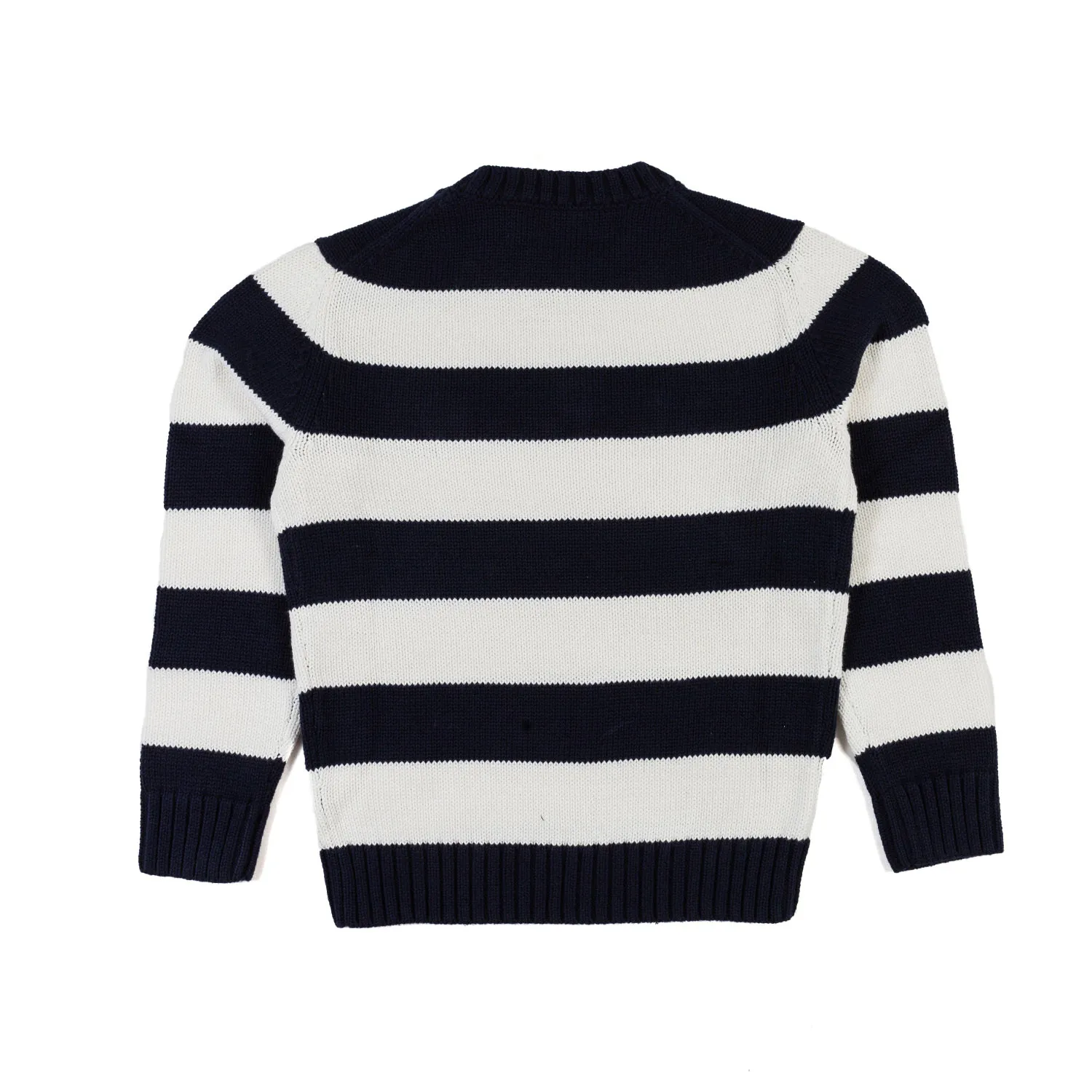 Mc2 Saint Barth Blue And White Striped Grael Pullover