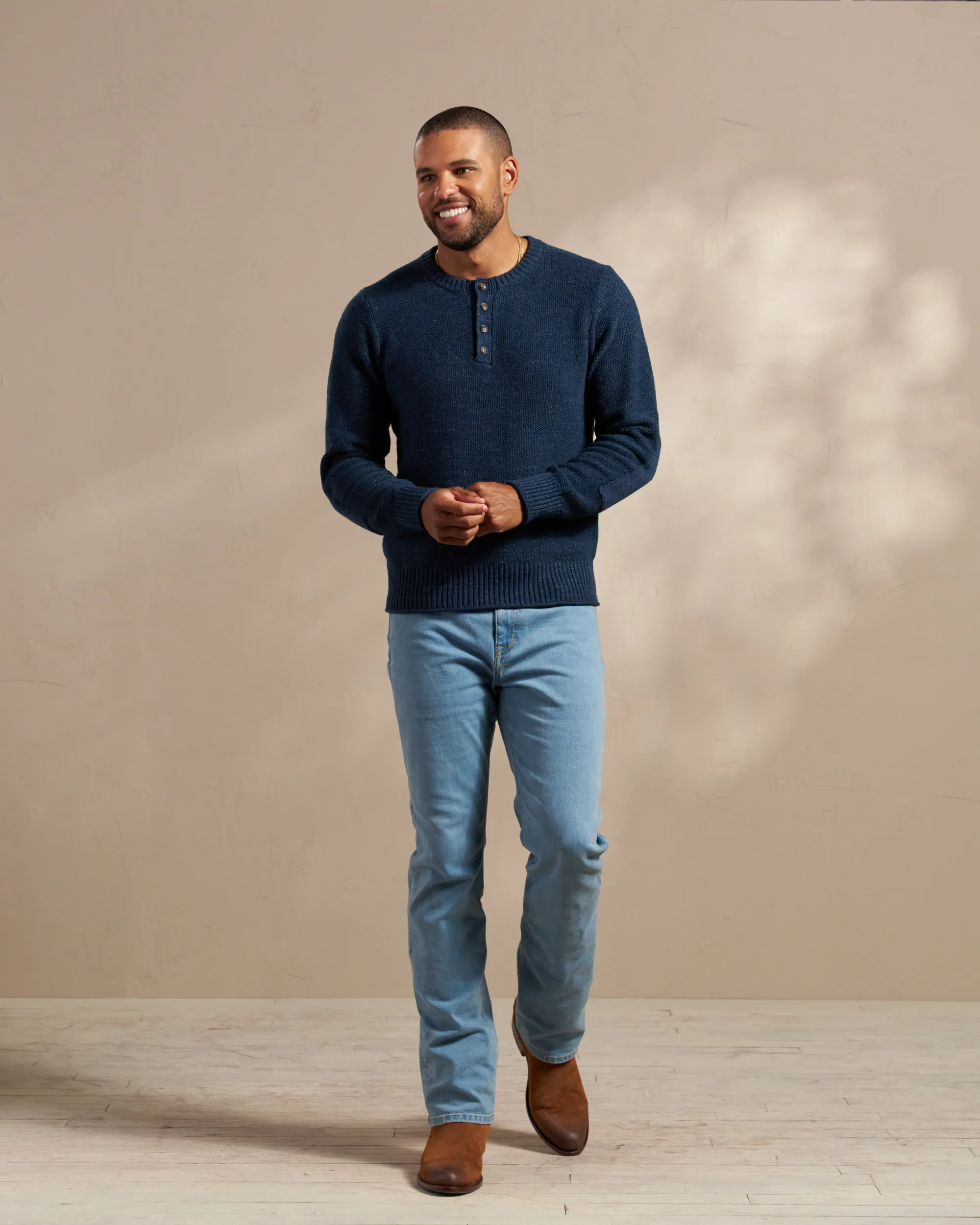 Men's Henley Sweater