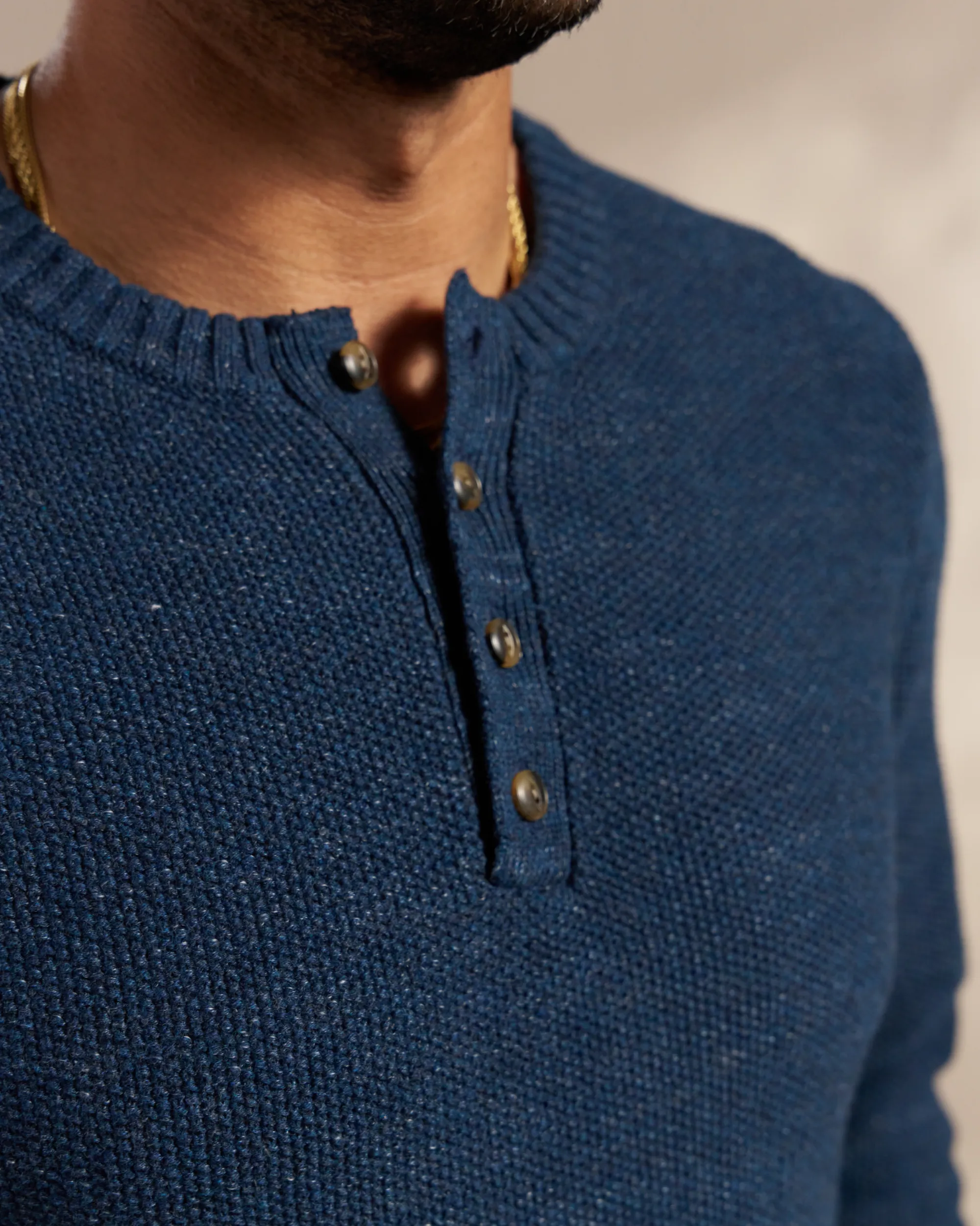 Men's Henley Sweater