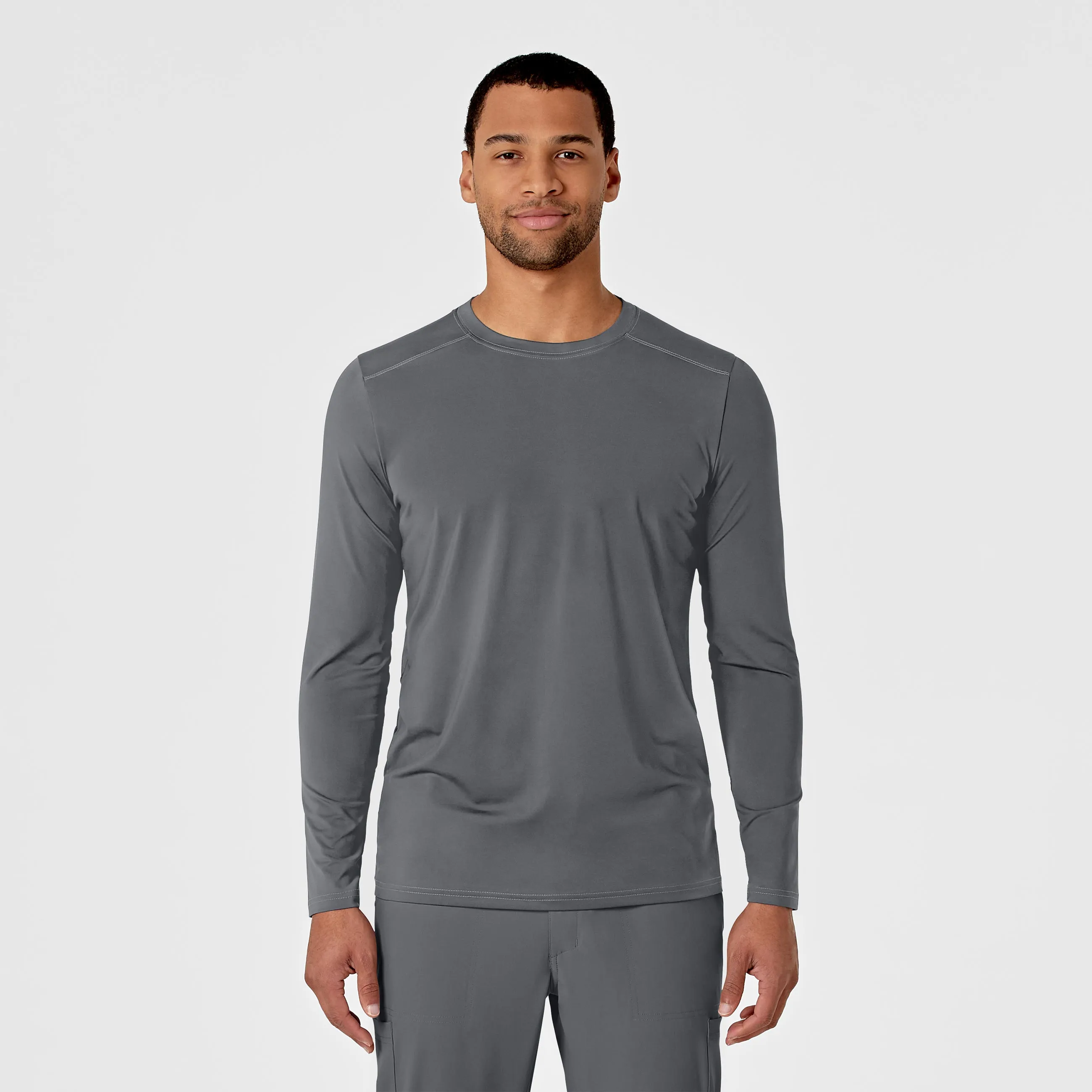 Men's Performance Long Sleeve Tee - Pewter