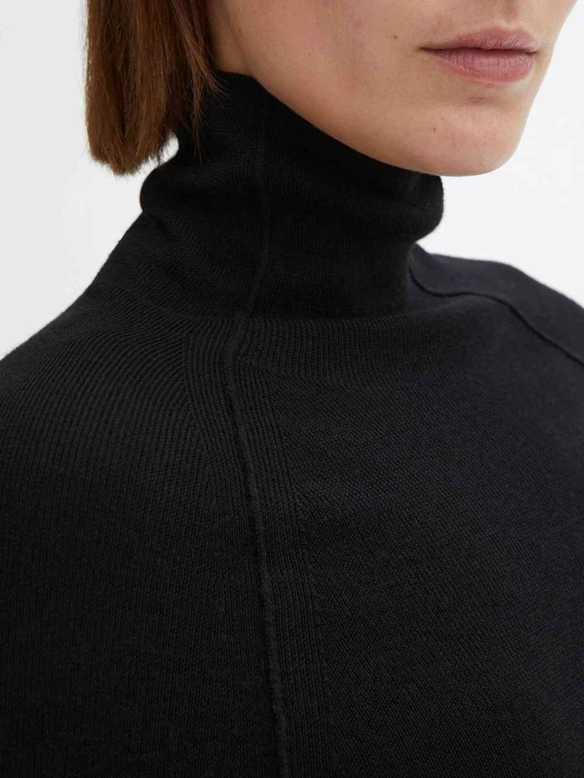 Merino Turtleneck - Black