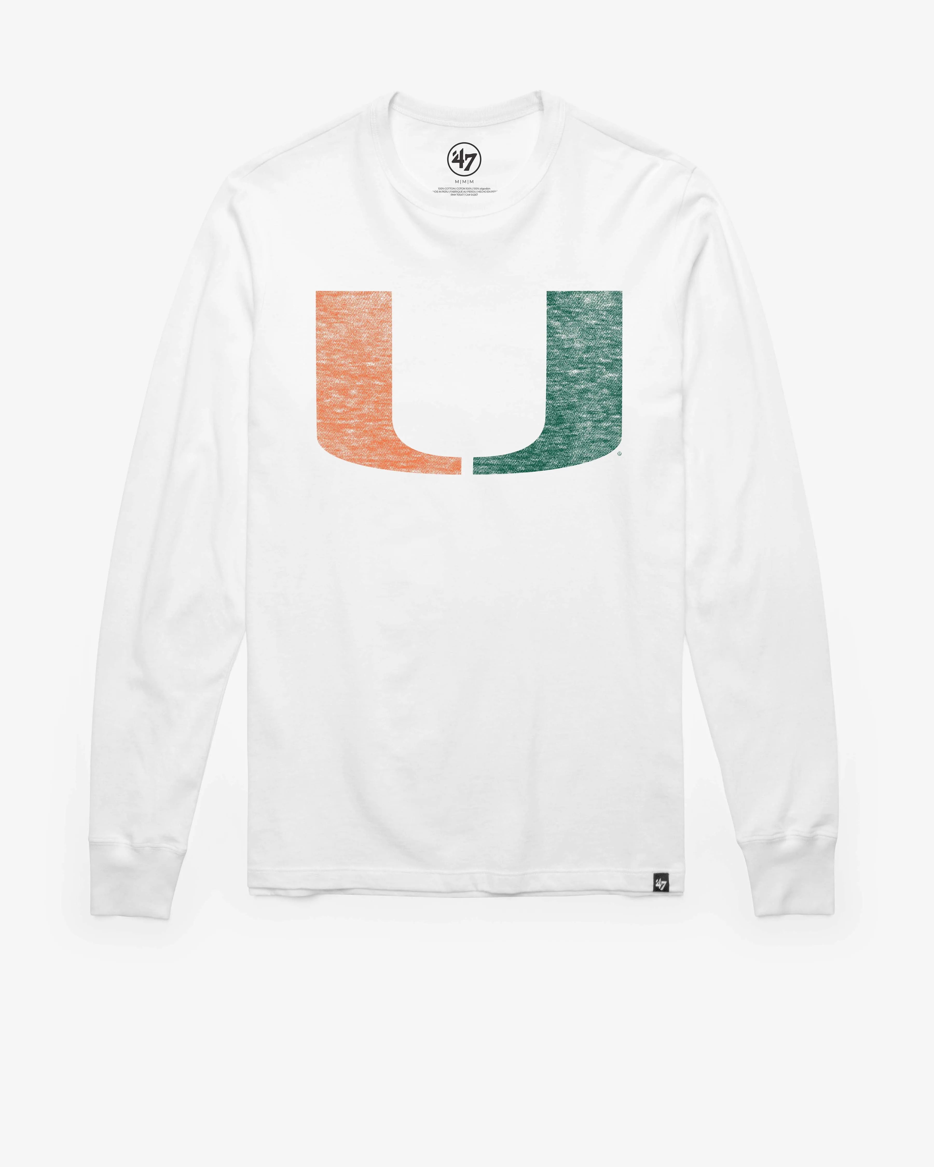 MIAMI HURRICANES PREMIER '47 FRANKLIN LONG SLEEVE TEE