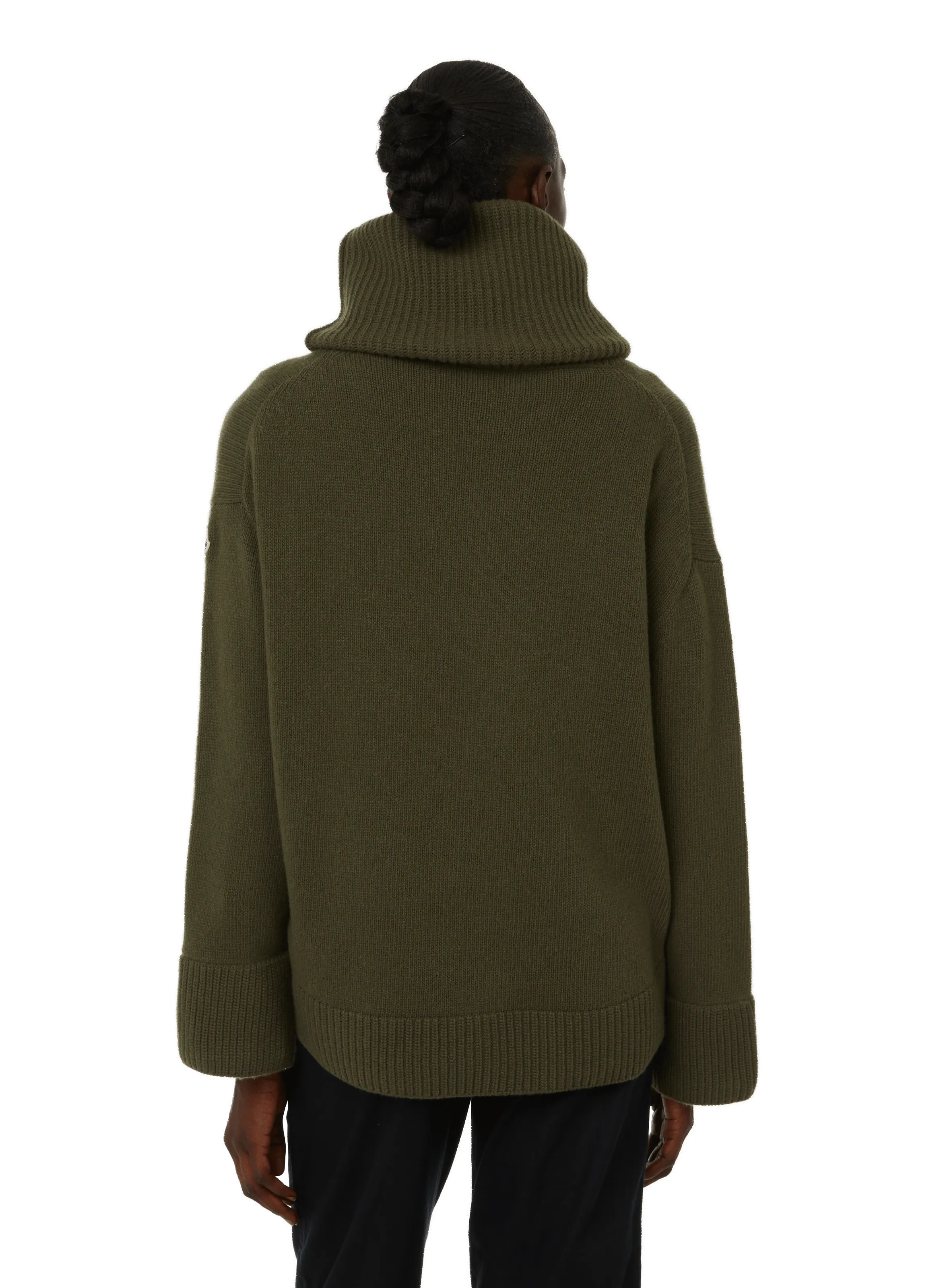 MONCLER  Virgin wool jumper - Green