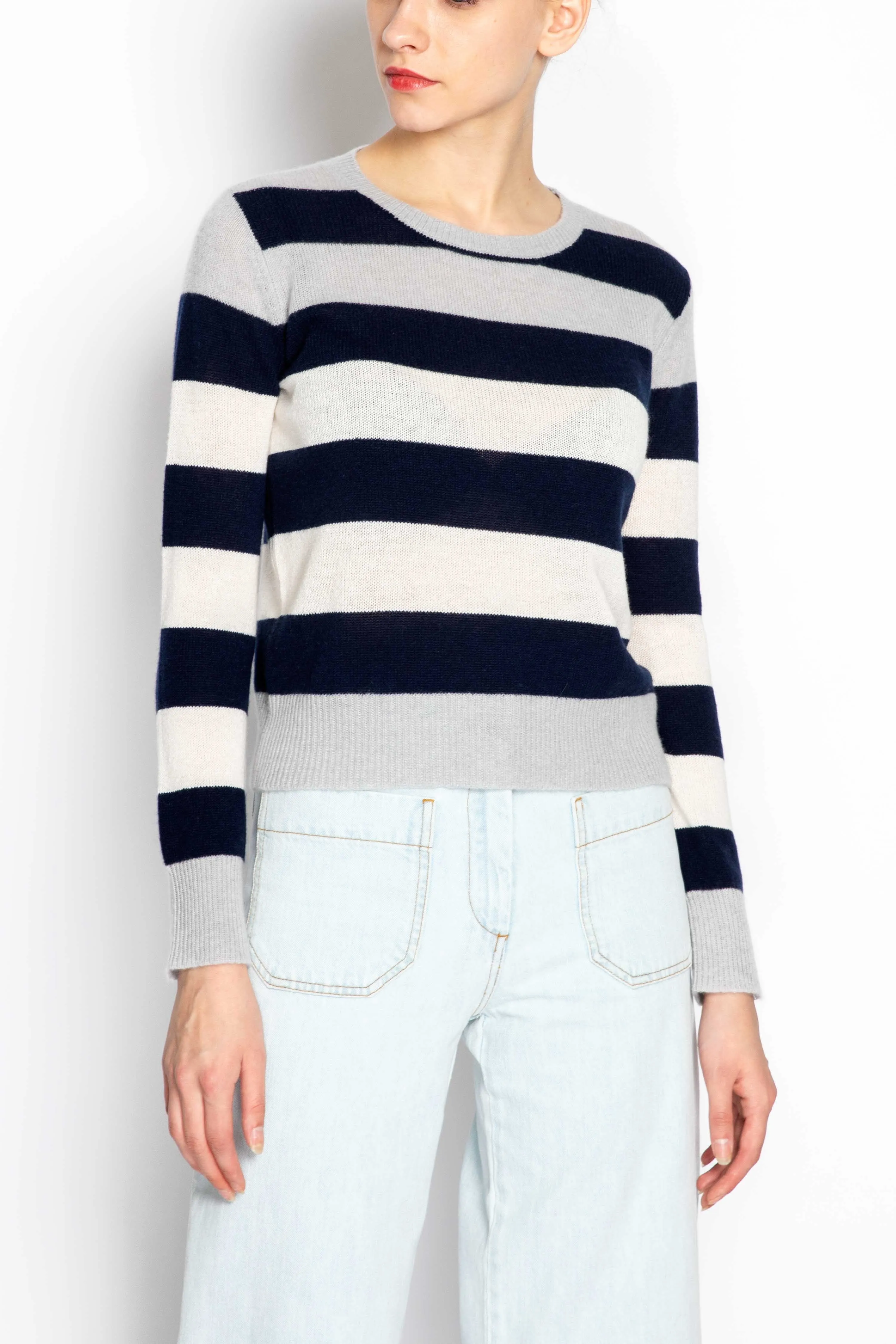 Multicoloured Stripes Cashmere Sweater