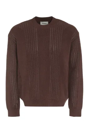 Nanushka Ribbed Detailed Crewneck Jumper