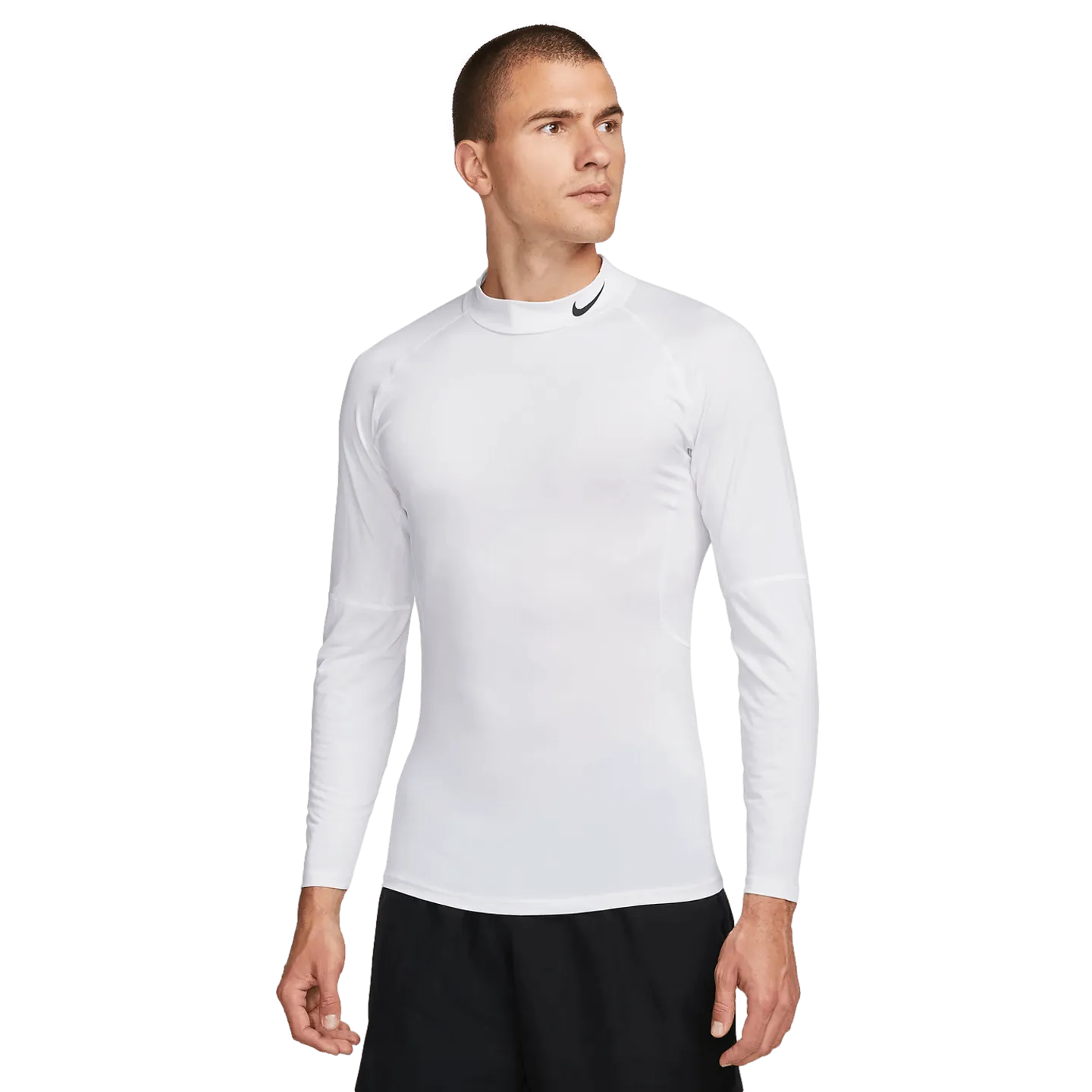 Nike Pro Mock Neck Long Sleeve Tee