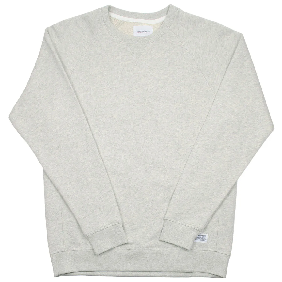 Norse Projects - Ketel Crew Sweatshirt - Light Grey Melange