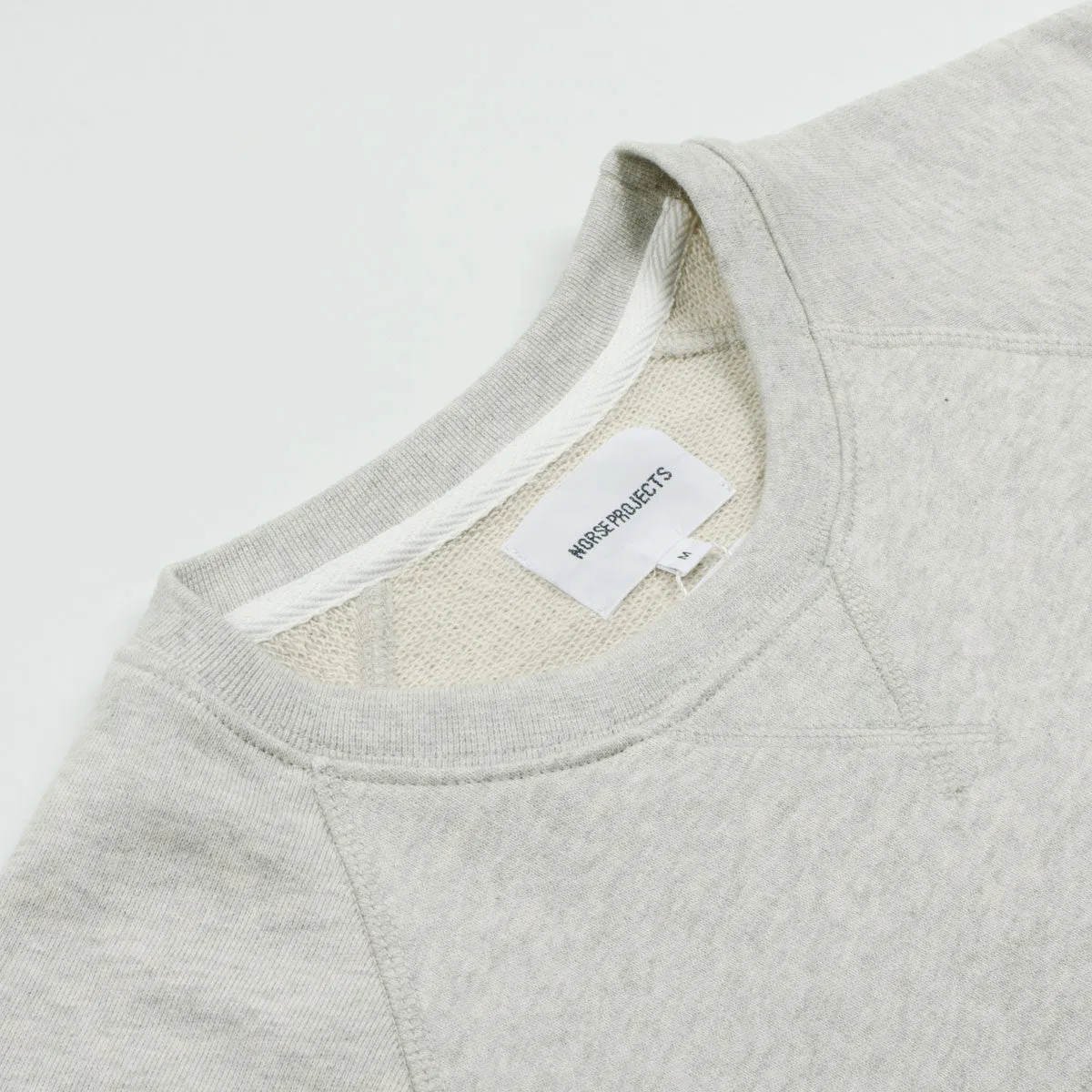 Norse Projects - Ketel Crew Sweatshirt - Light Grey Melange