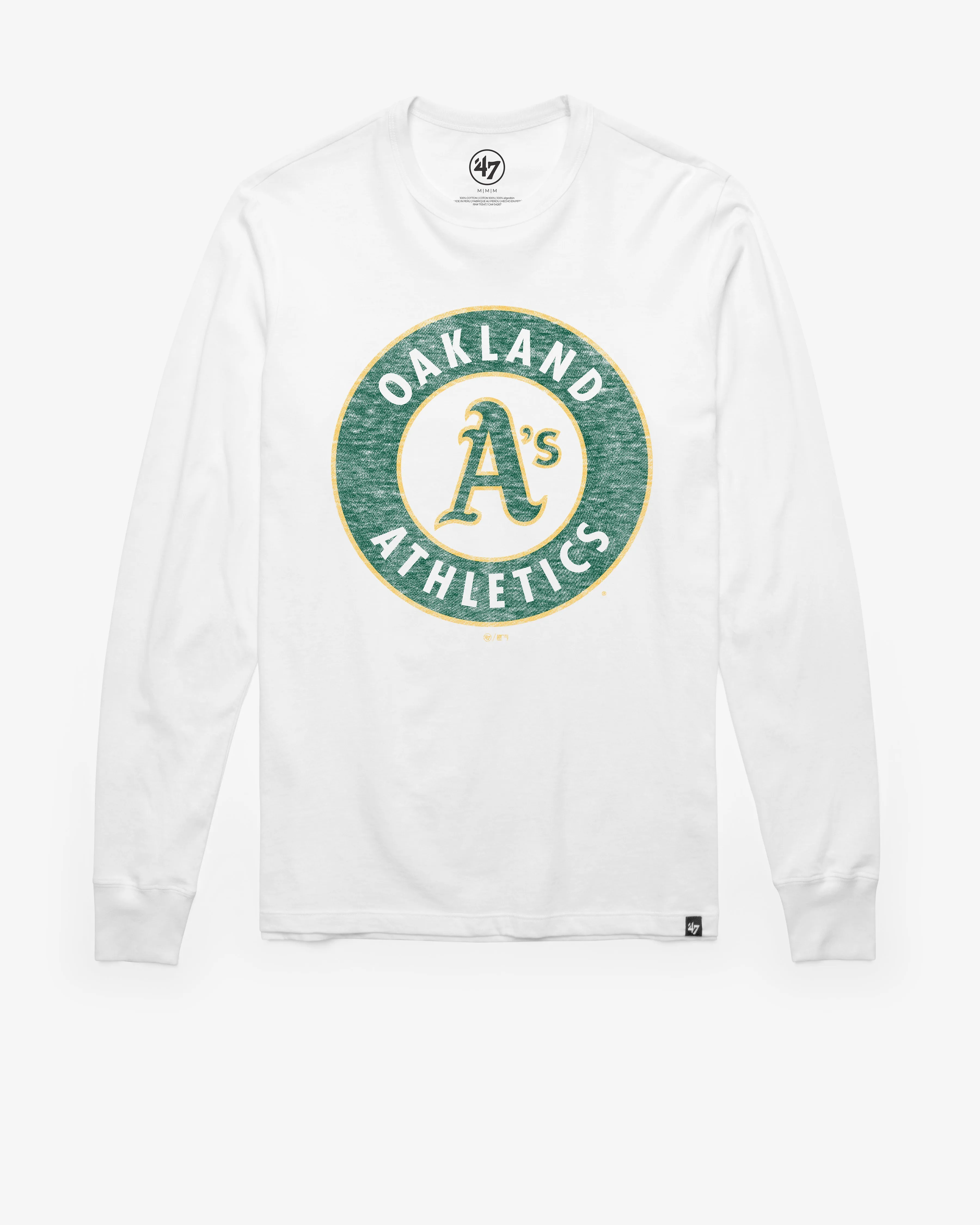 OAKLAND ATHLETICS PREMIER '47 FRANKLIN LONG SLEEVE TEE