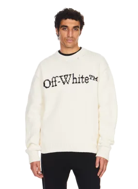 Off-white  Logo knit jumper - Beige