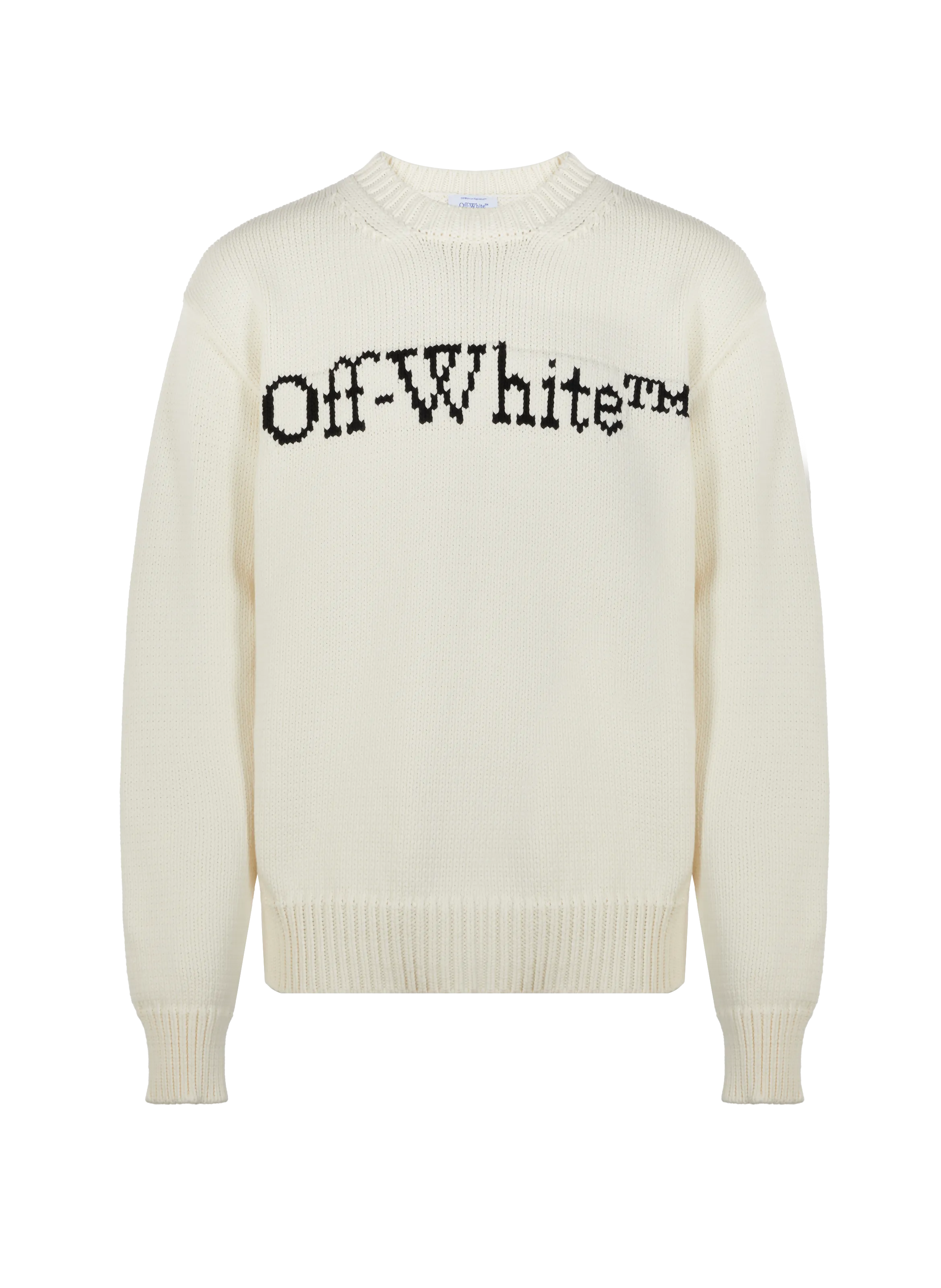 Off-white  Logo knit jumper - Beige