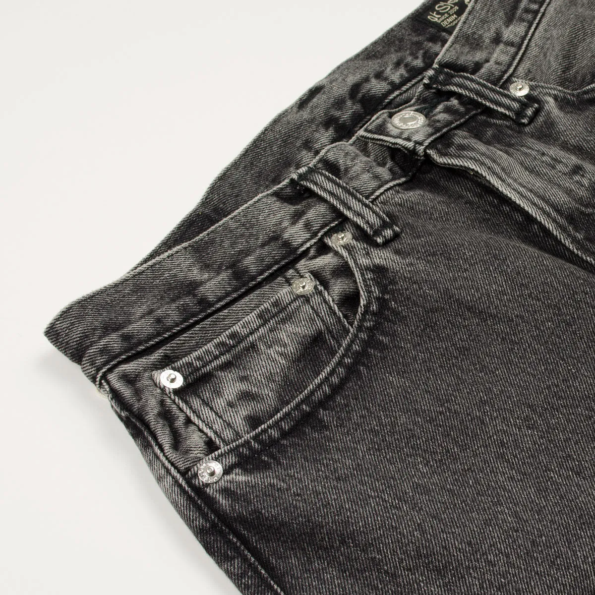 orSlow - Ivy Fit Denim 107 - 90's Black Denim Stone Wash