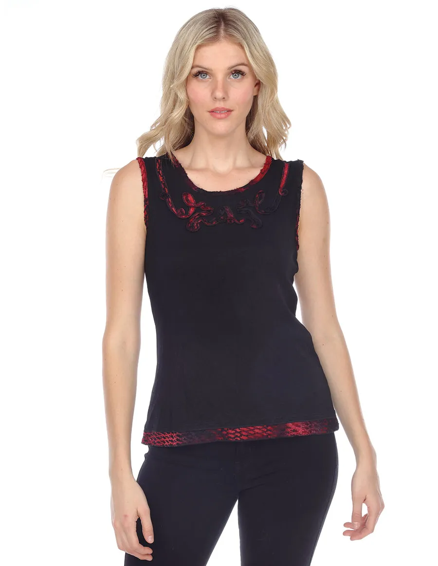 Palila Lace Design Tank Top