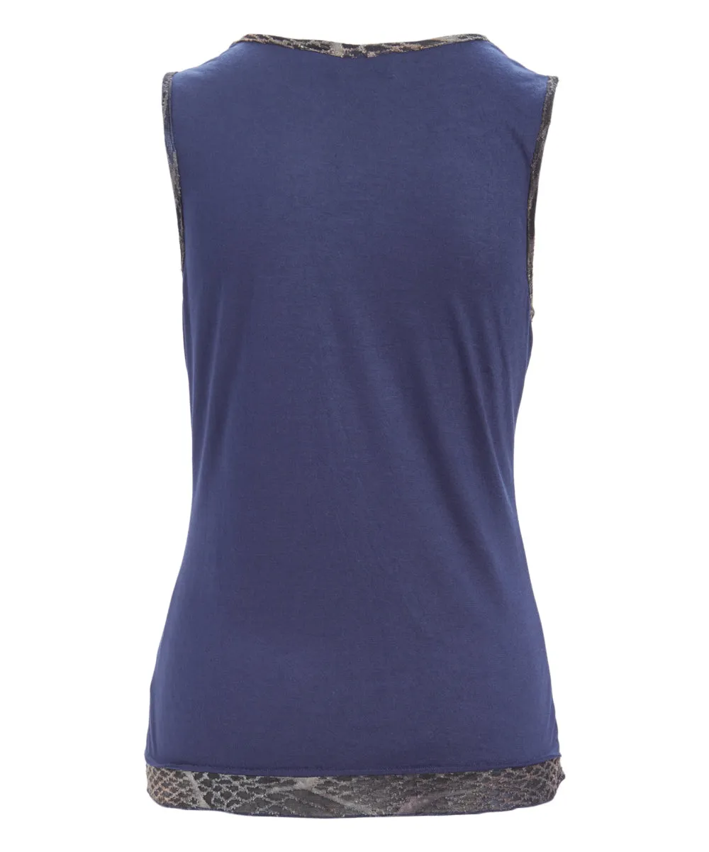 Palila Lace Design Tank Top