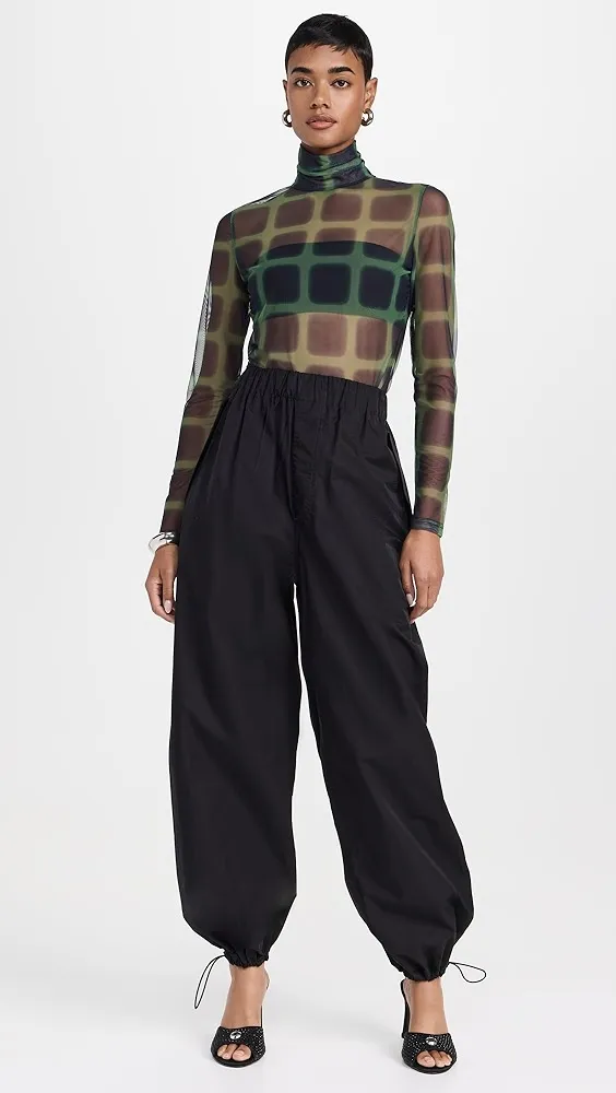 PH5   Sulley Plaid Turtleneck Top 