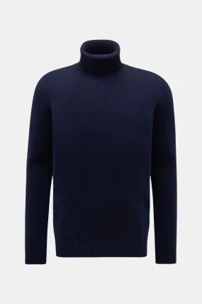 PIACENZA turtleneck jumper navy