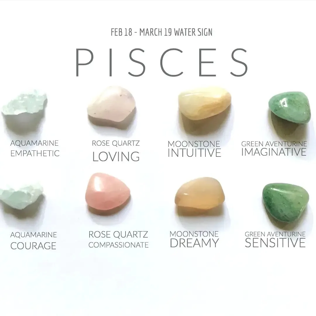 Pisces Zodiac Crystal Collection