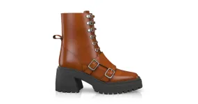 Platform Combat Ankle Boots 58897