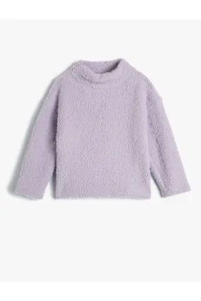 Plush Sweat Turtleneck