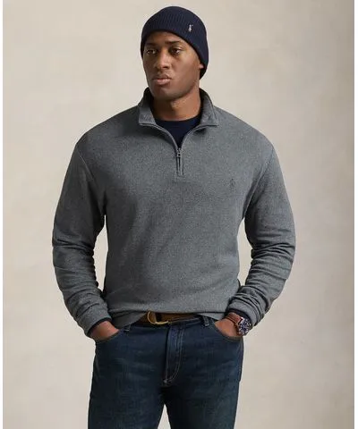 Polo Ralph Lauren Men's Big & Tall Luxury Jersey Herringbone Pullover