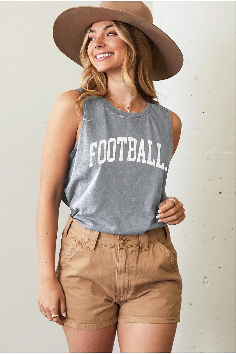 (PRE-ORDER) THE OC FOOTBALL MINERAL WASH TANK TOP | VARIOUS COLORS