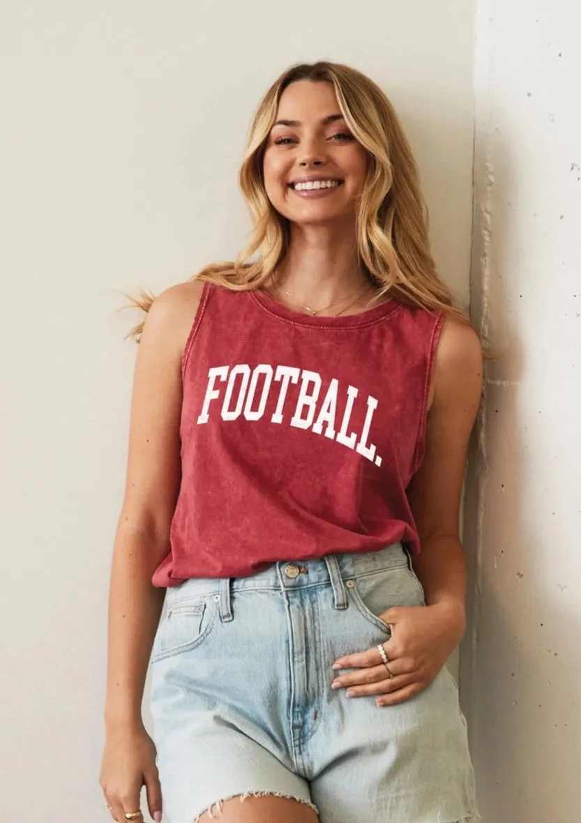 (PRE-ORDER) THE OC FOOTBALL MINERAL WASH TANK TOP | VARIOUS COLORS