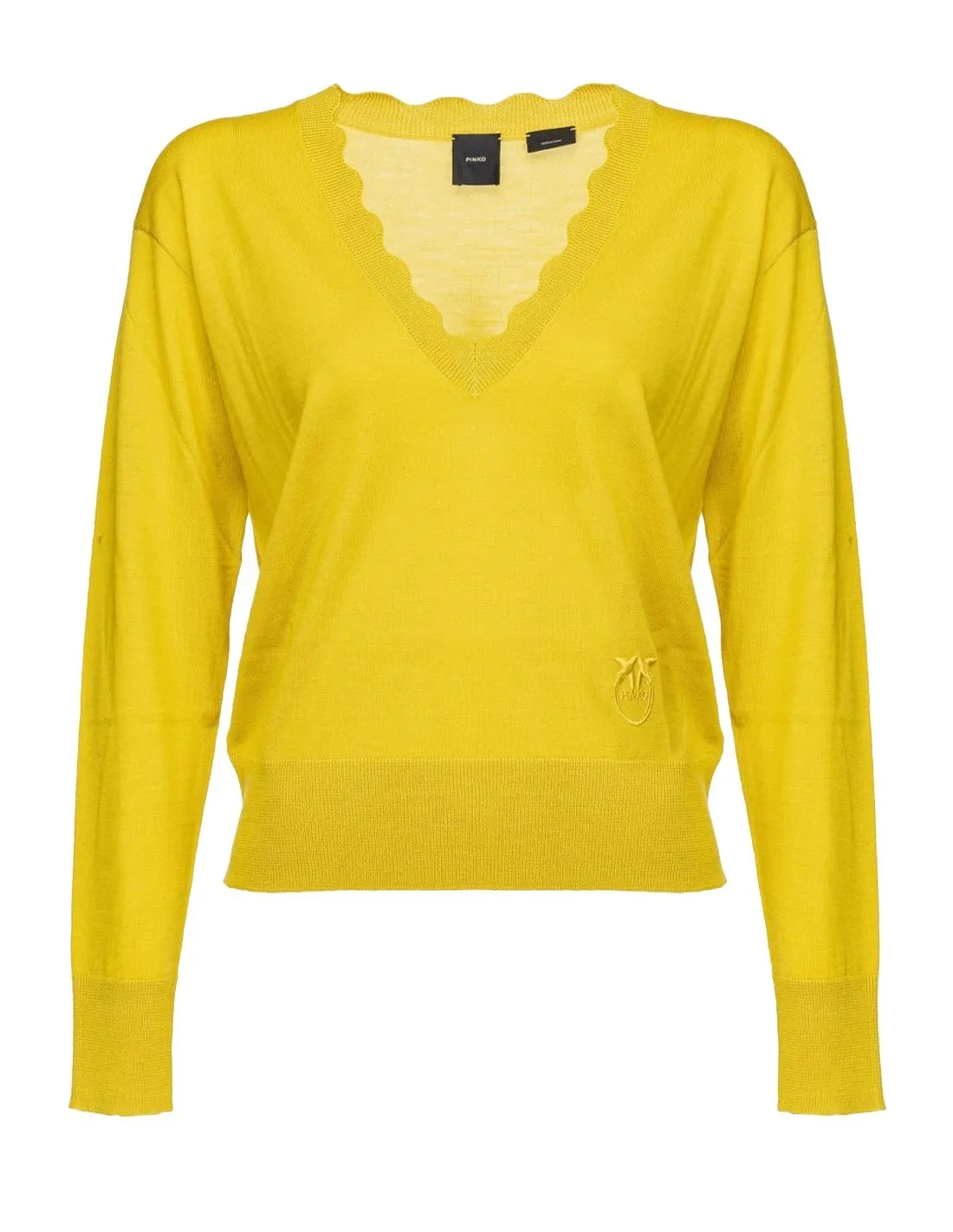 Pullover Pinko donna 1G17UBY771 giallo AI22