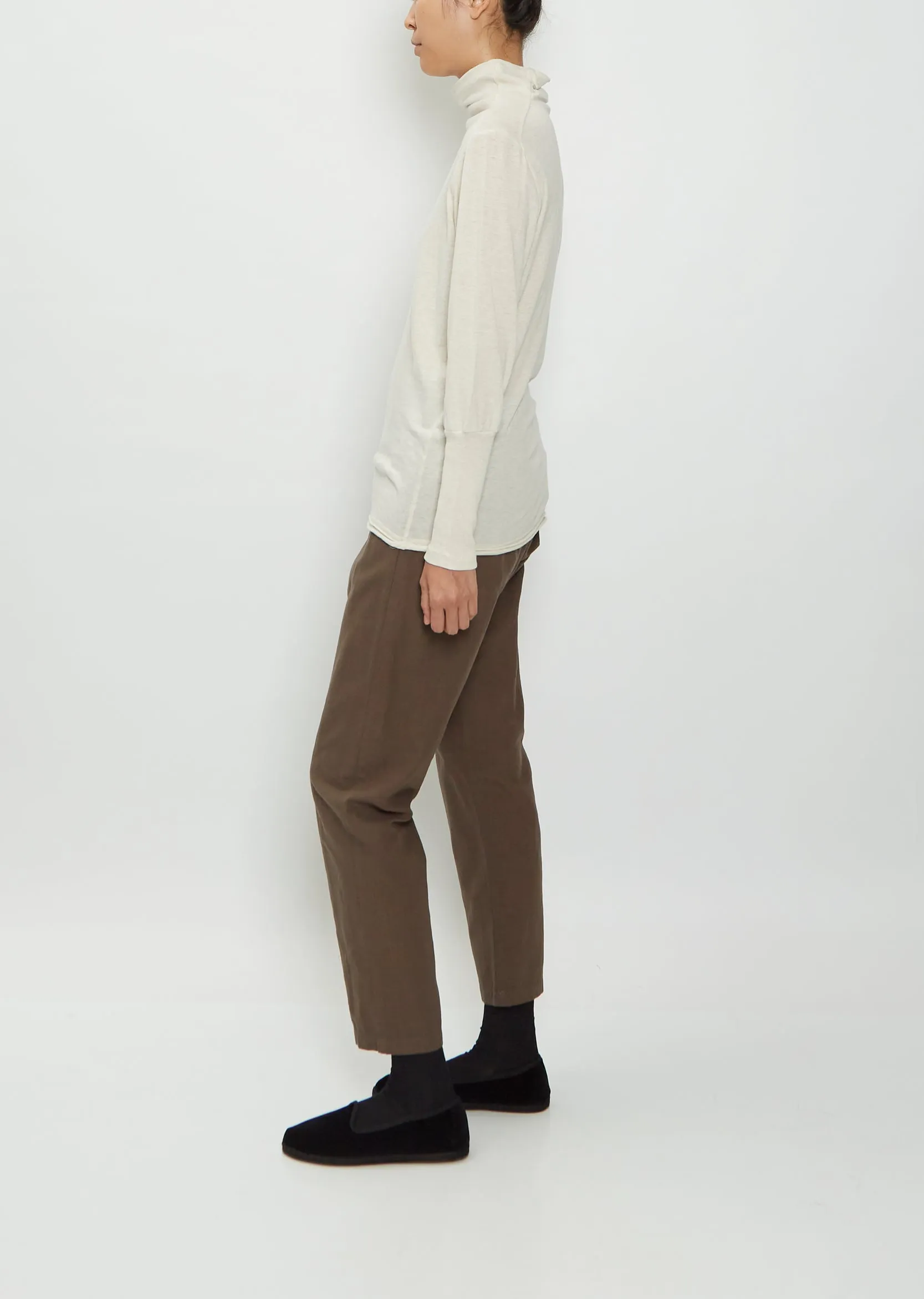 Pullover Wool Cotton Turtleneck