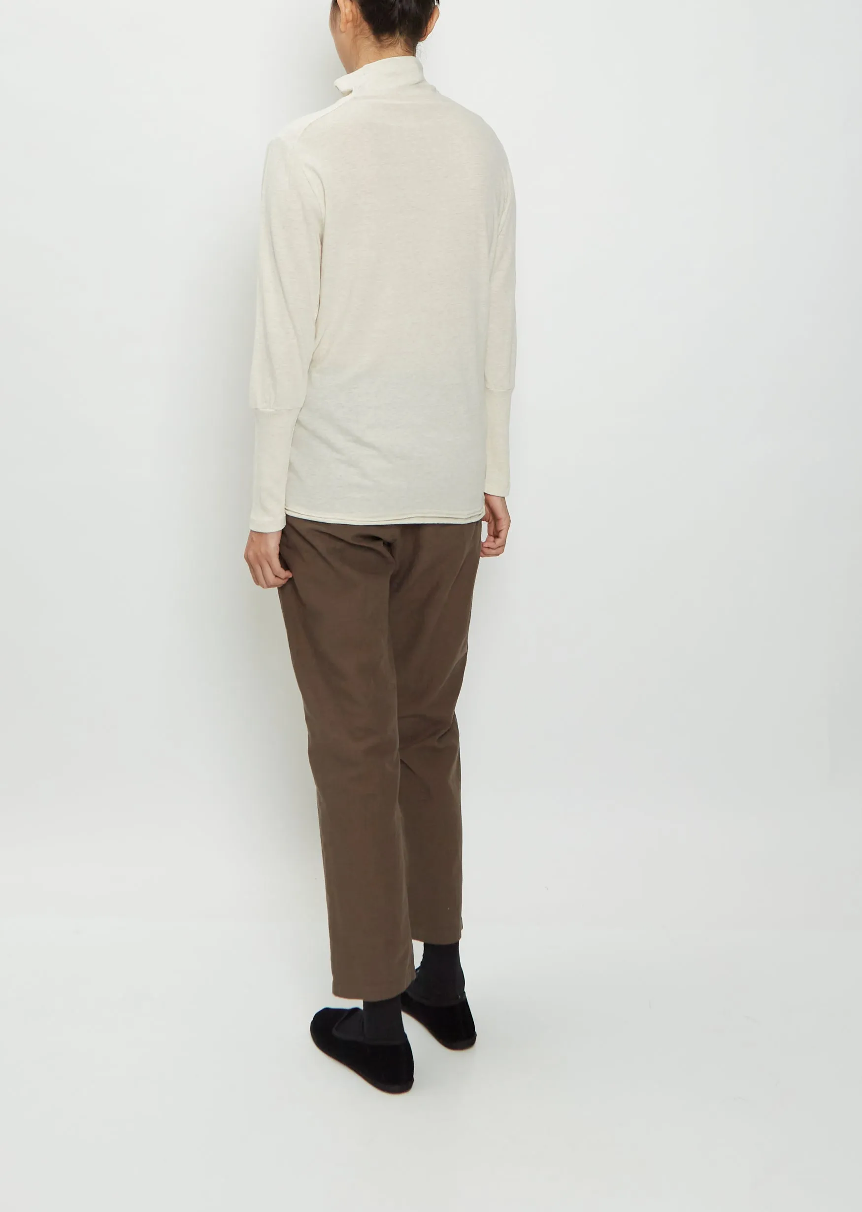 Pullover Wool Cotton Turtleneck