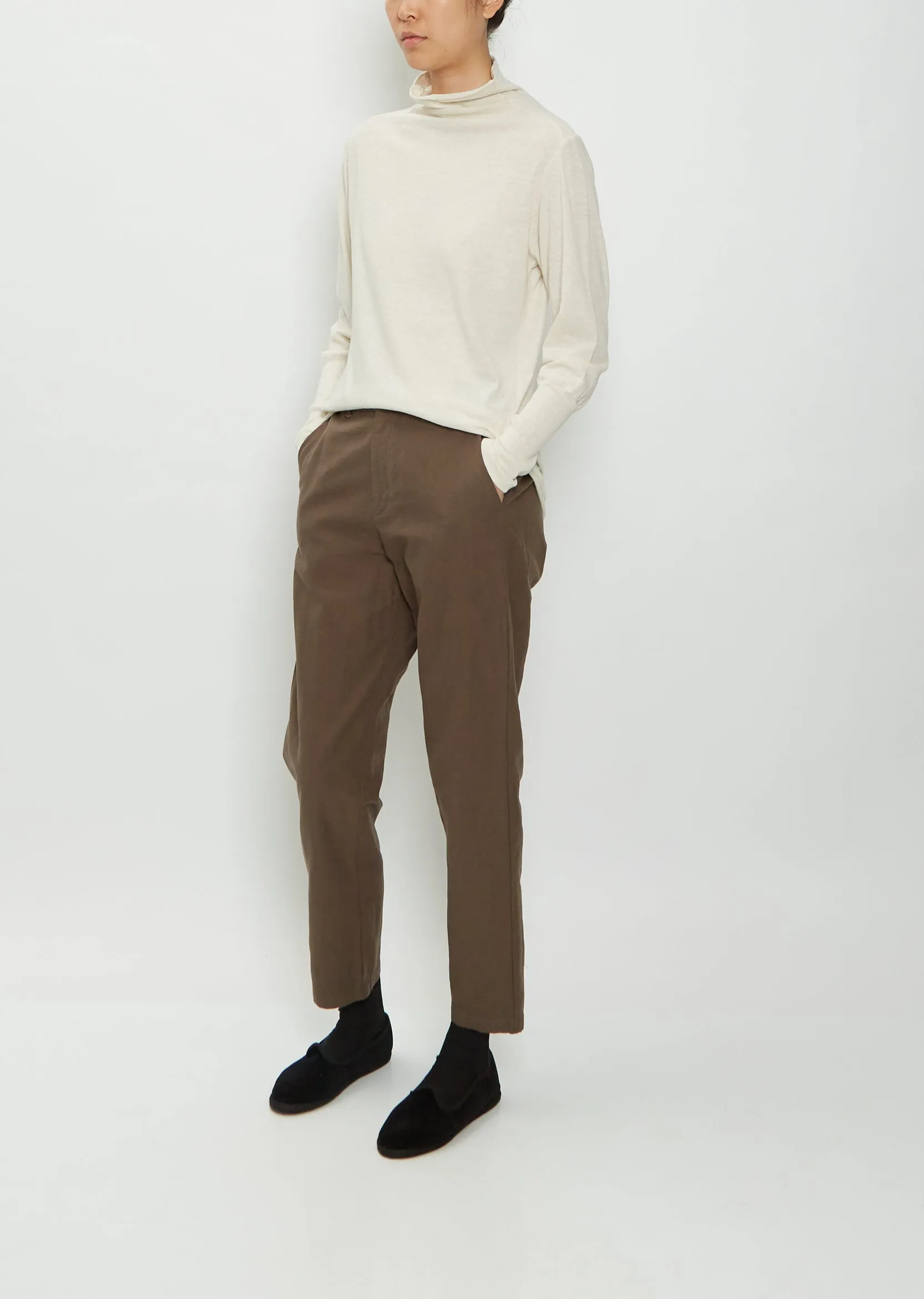 Pullover Wool Cotton Turtleneck