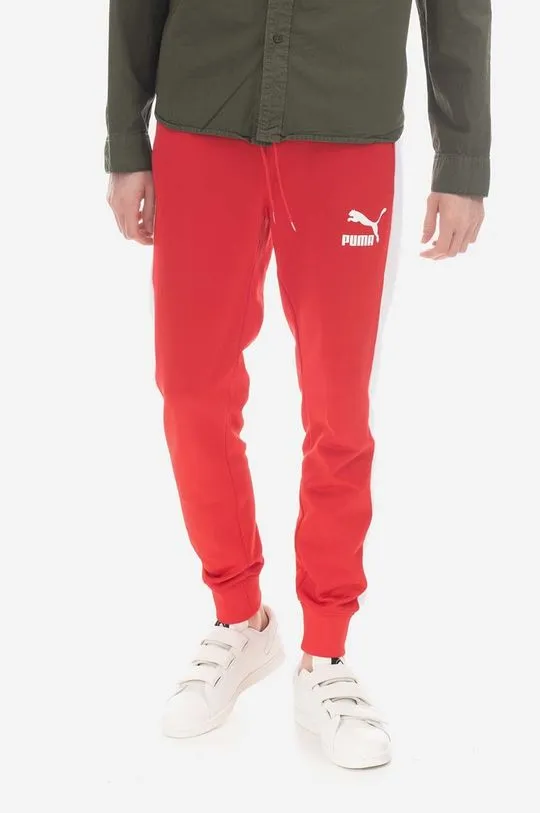 Puma joggers red color