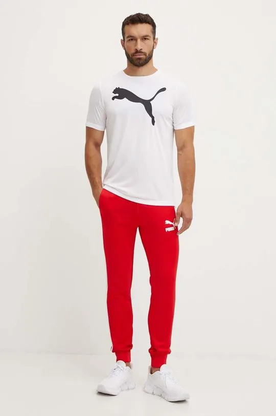 Puma joggers red color