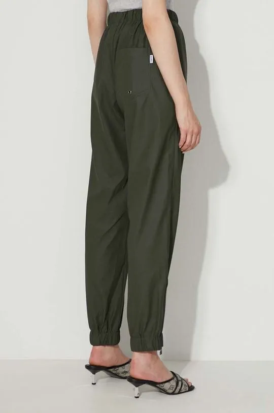 Rains joggers green color