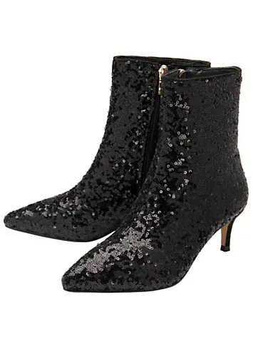 Ravel Sequin Ankle Boots | Kaleidoscope