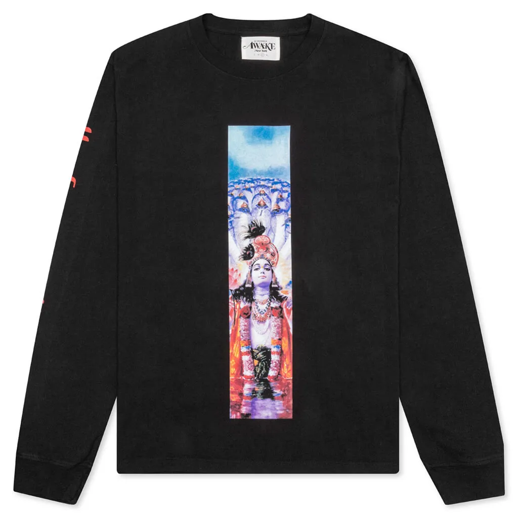 Realization Printed Long Sleeve Tee - Black