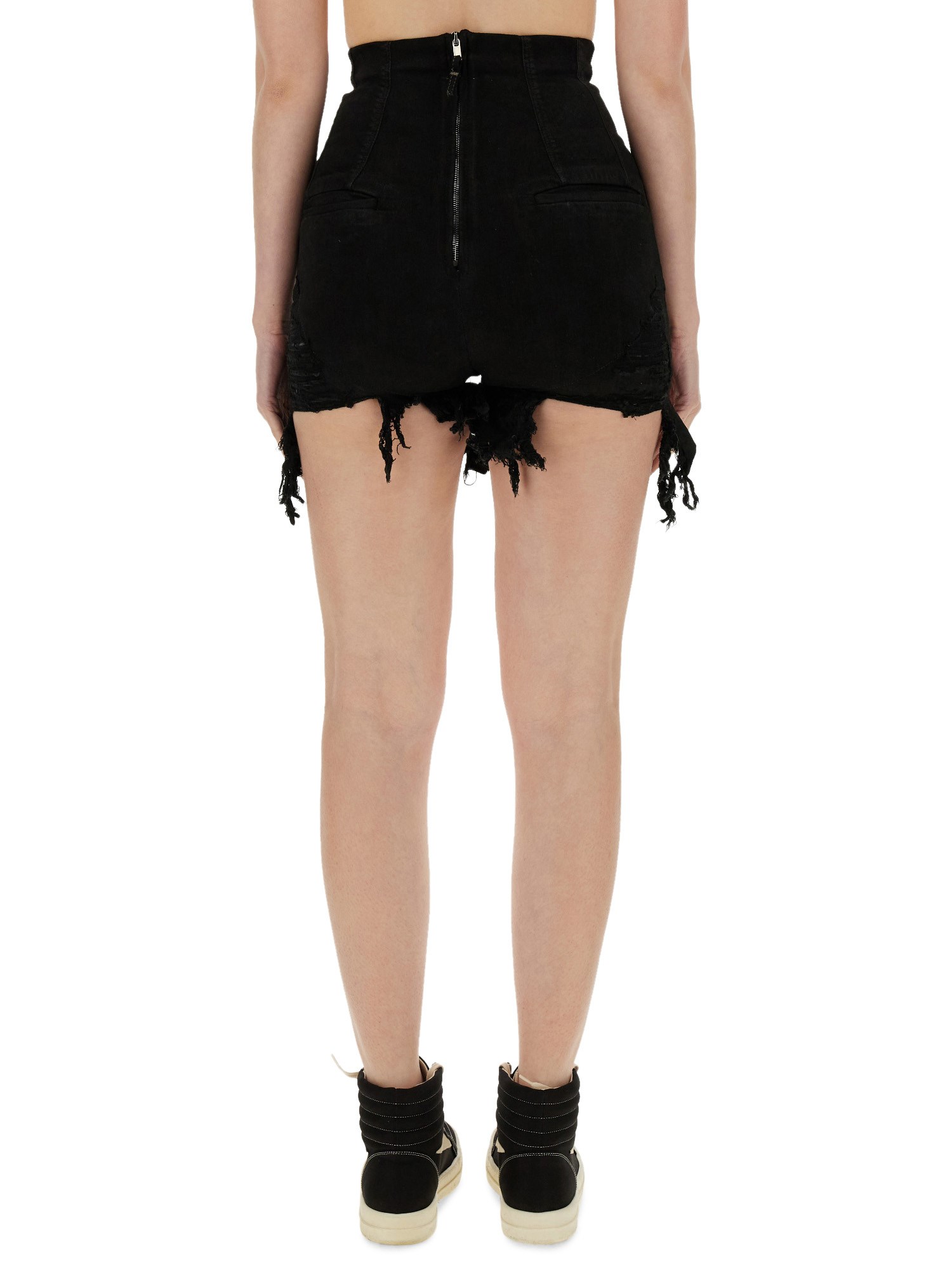 RICK OWENS DRKSHDW    DENIM SHORTS