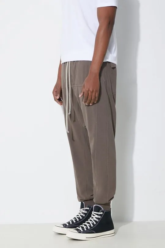 Rick Owens joggers brown color smooth DU01D1395.RIG.34